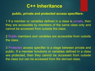 Inheritance and Its Types in C++ (Single, Multiple, Multi Level ...