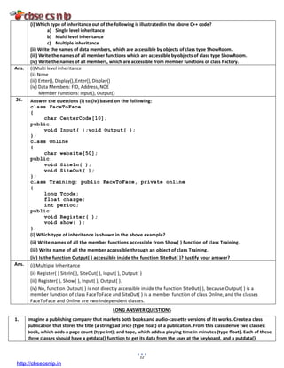 Inheritance chapter-6-computer-science-with-c++ opt | PDF