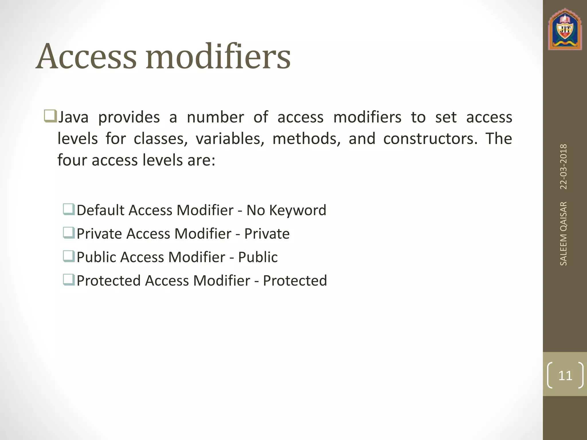 Inheritance and its types In Java | PPTX