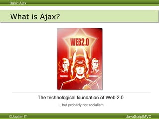 What is Ajax? The technological foundation of Web 2.0   ... but probably not socialism  