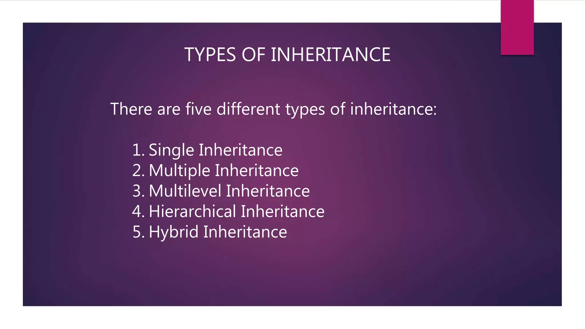 Inheritance in c++ | PPTX