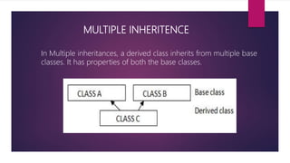 Inheritance in c++ | PPTX