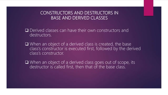 Inheritance in c++ | PPTX