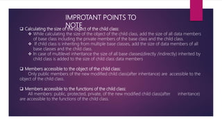 Inheritance in c++ | PPTX