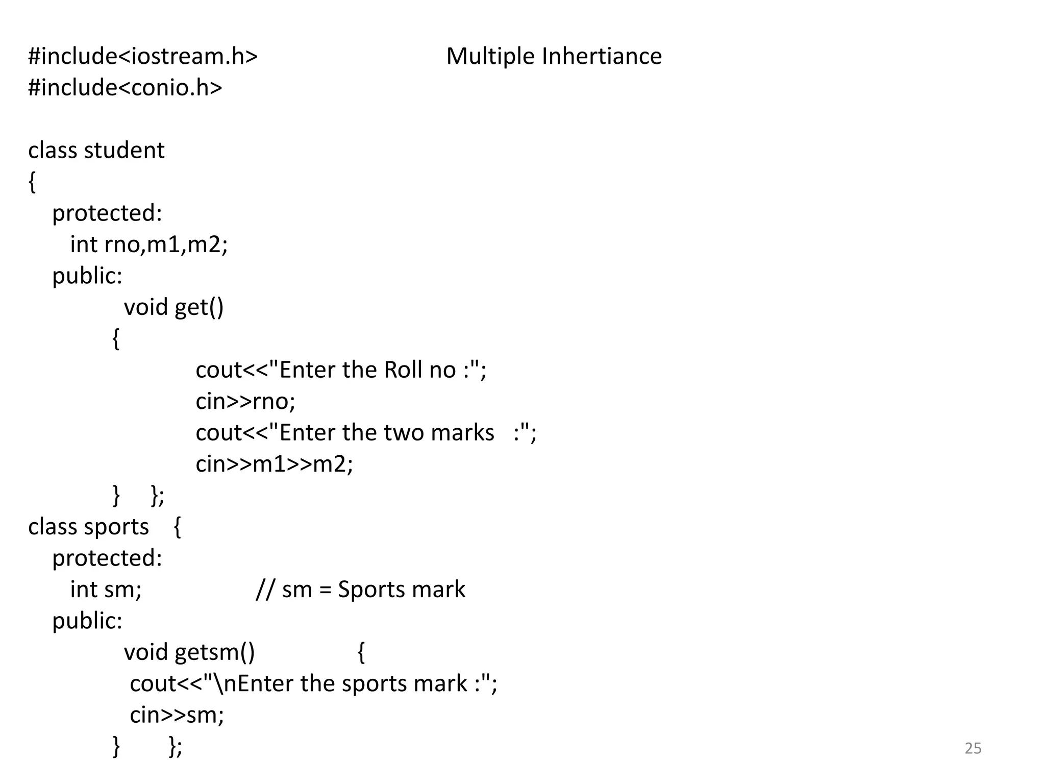 Inheritance in C++ | PPT | Programming Languages | Computing