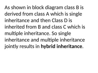 Comprehensive Guide to C++ Inheritance Types and Concepts | PPTX