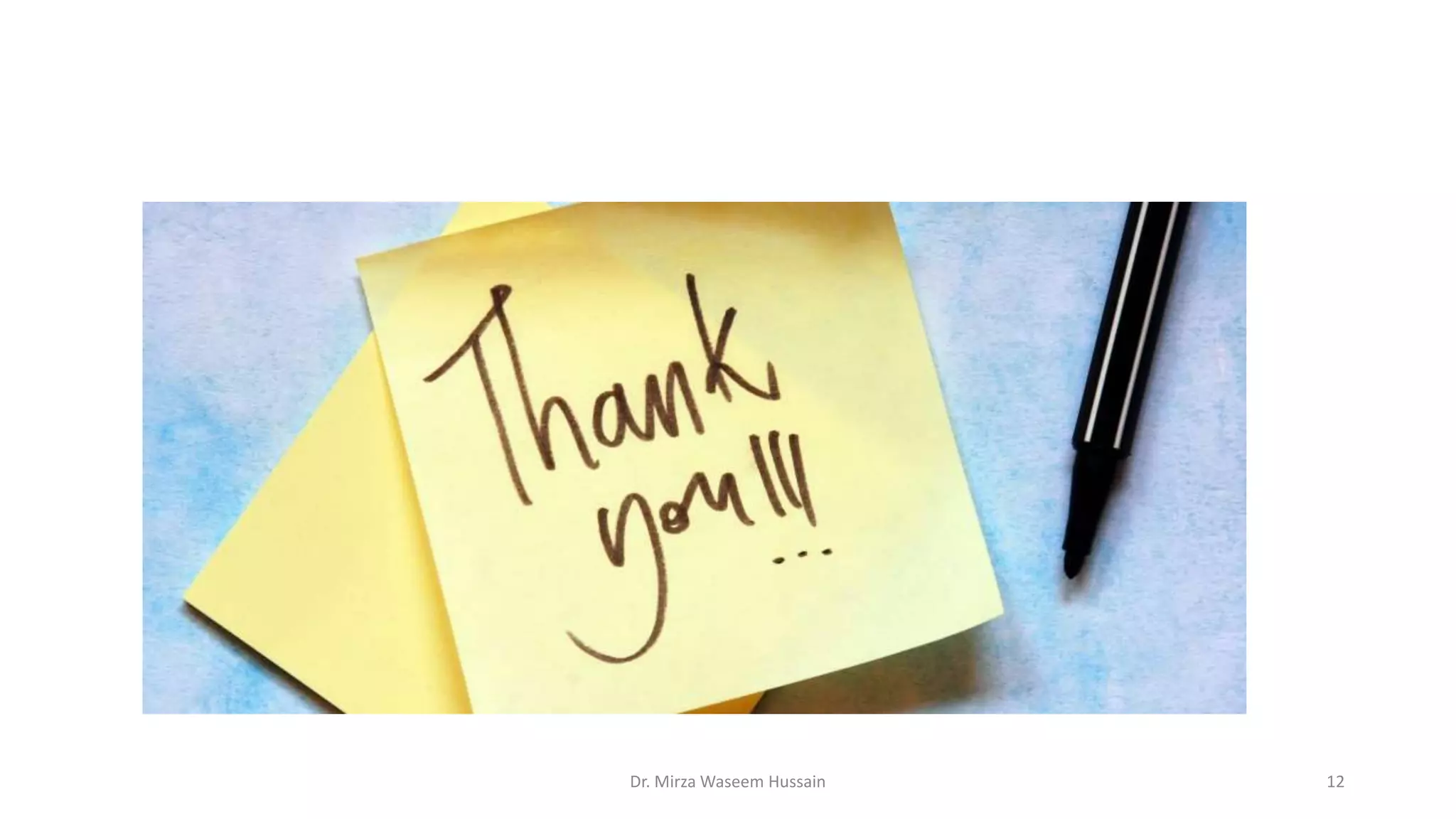 Dr. Mirza Waseem Hussain 12 