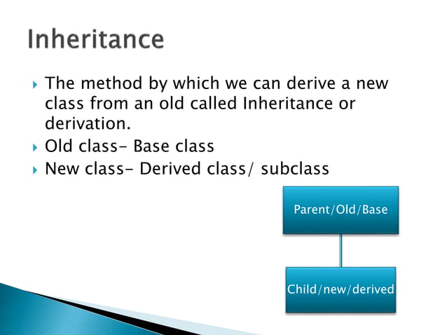 Inheritance in c++theory | PPT