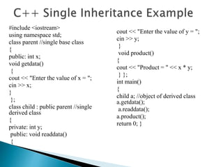 Inheritance in c++theory | PPT