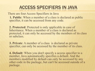 Inheritance in java | PPTX