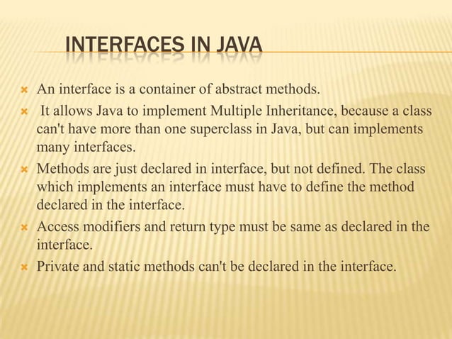 Inheritance in java | PPTX