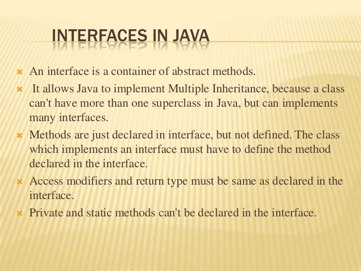 Inheritance in java