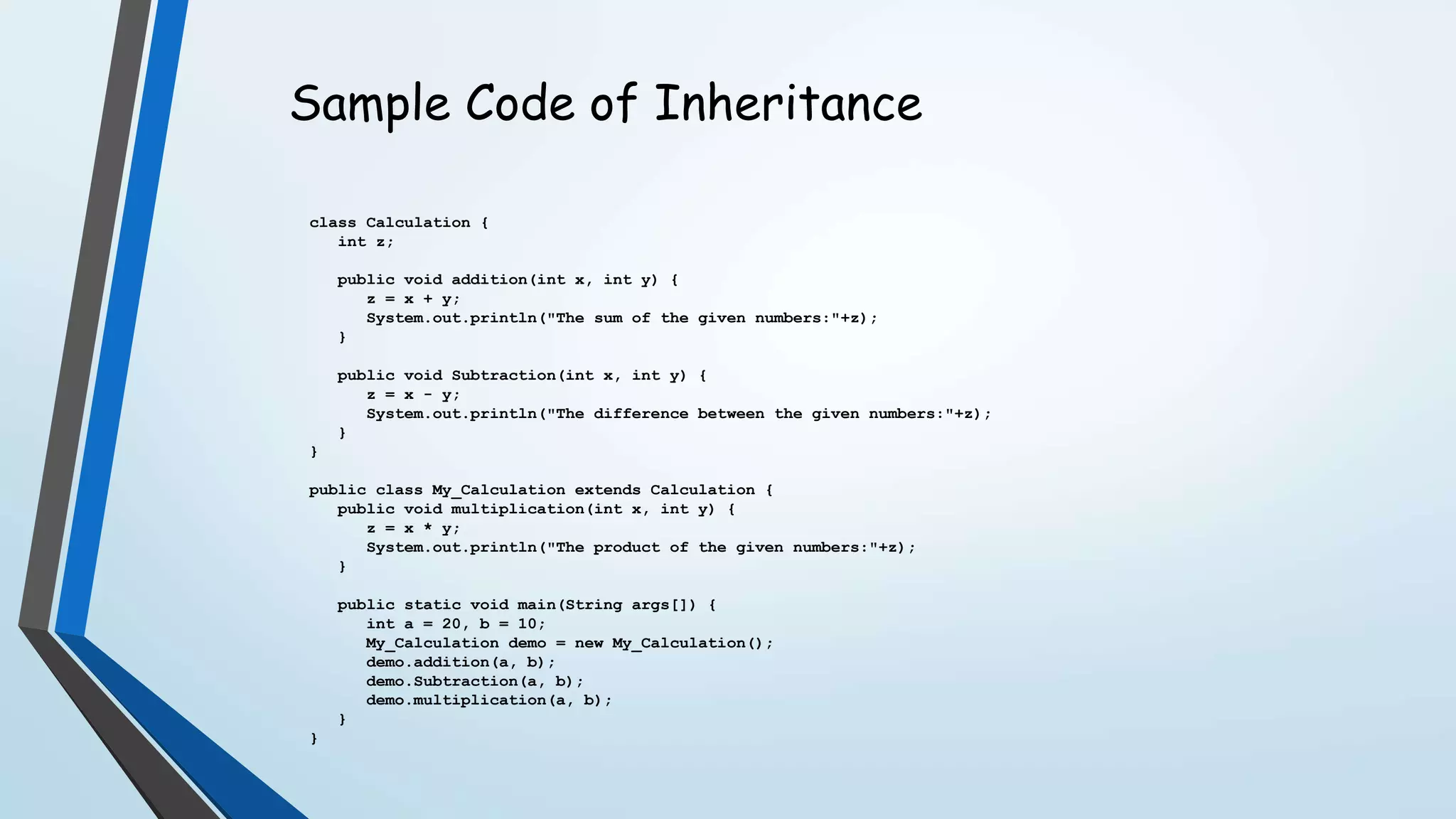 Inheritance in Java | PPTX