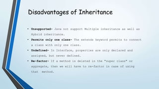 Inheritance in Java | PPTX