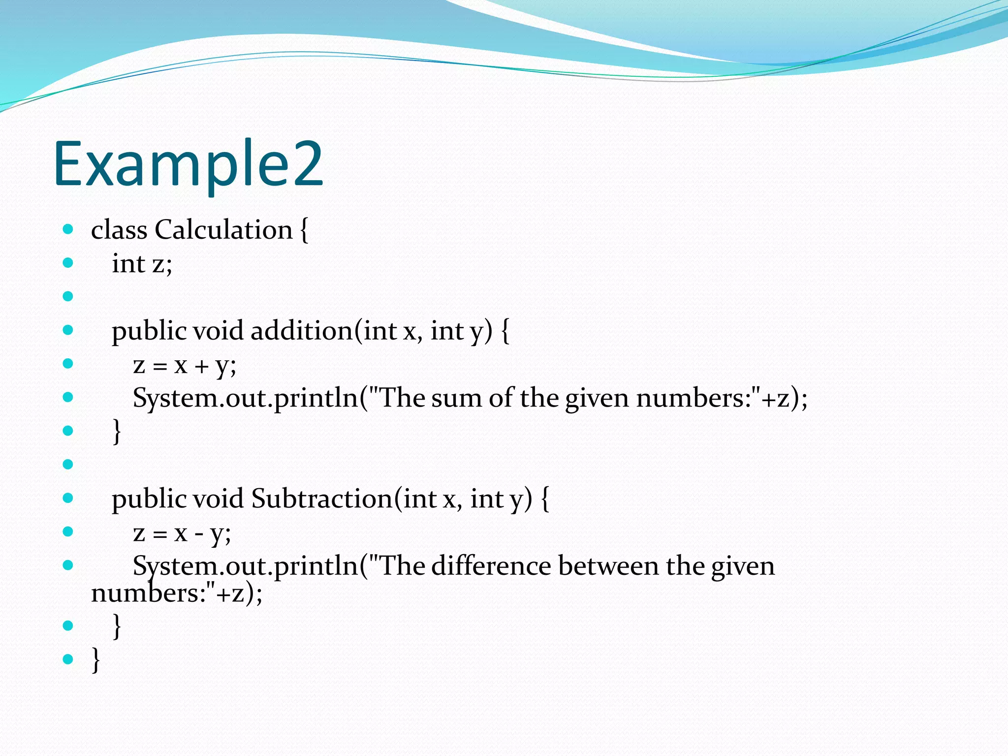 Inheritance in java | PPTX