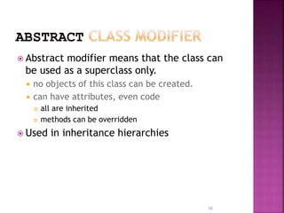 Inheritance in java.ppt | Programming Languages | Computing