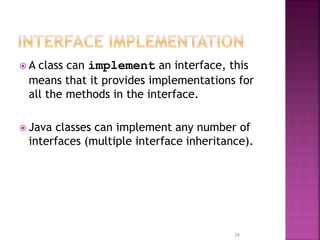 Inheritance in java.ppt | Programming Languages | Computing
