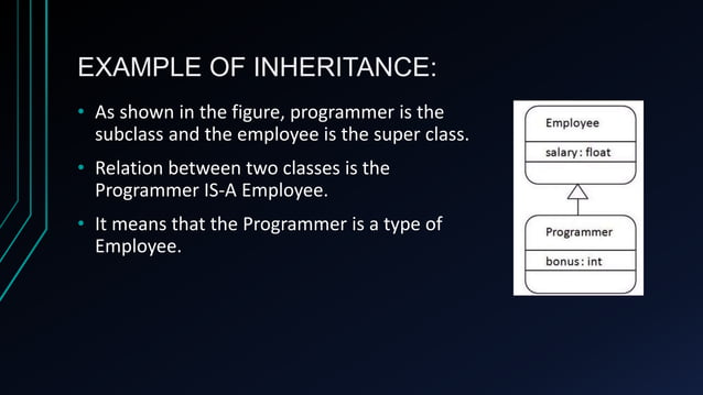 INHERITANCE IN JAVA.pptx | Programming Languages | Computing
