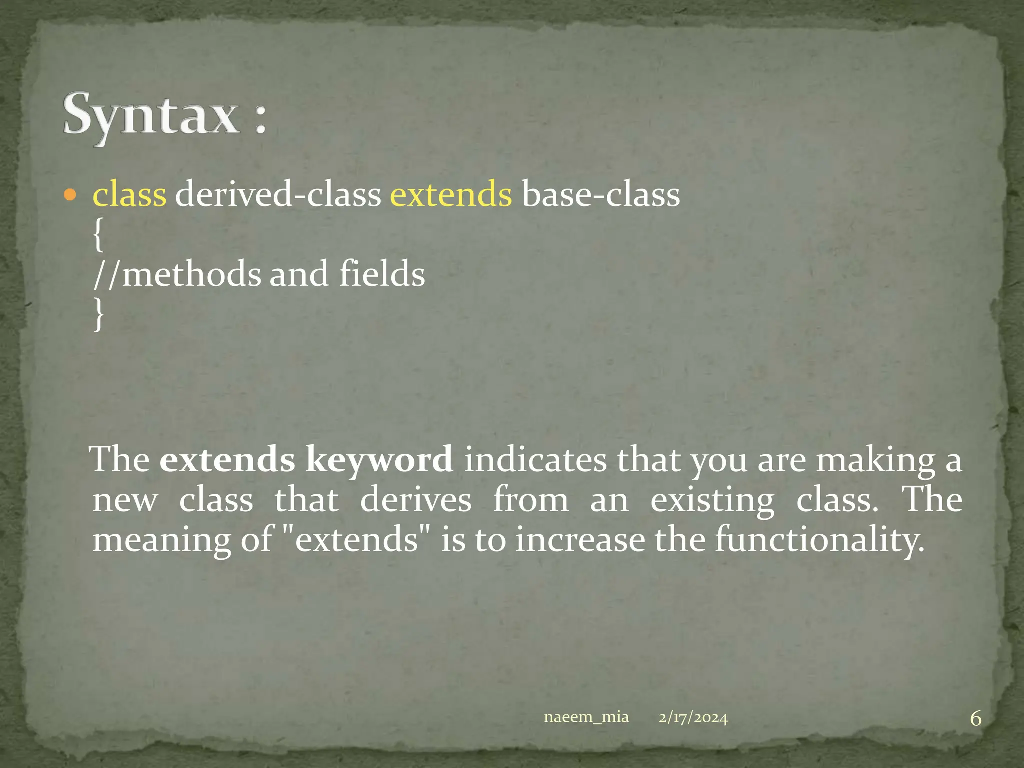 Inheritance in Java beginner to advance with examples.pptx