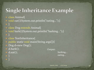 Inheritance in Java beginner to advance with examples.pptx