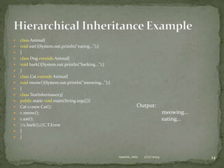 Inheritance in Java beginner to advance with examples.pptx