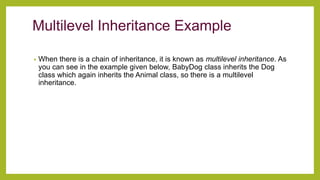Inheritance in oop | PPT