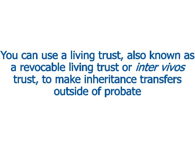Stock options living trust