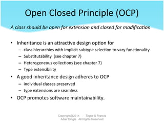 Object-oriented design: Inheritance subtyping (vs. Composition) | PPT
