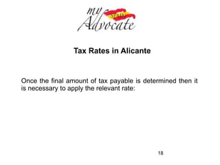 Other Deductions Cntd: 
Debts held be the deceased that are evidenced by public 
documents e.g. a mortgage 
18 
 