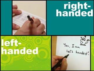 right-
handed
left-
handed
 