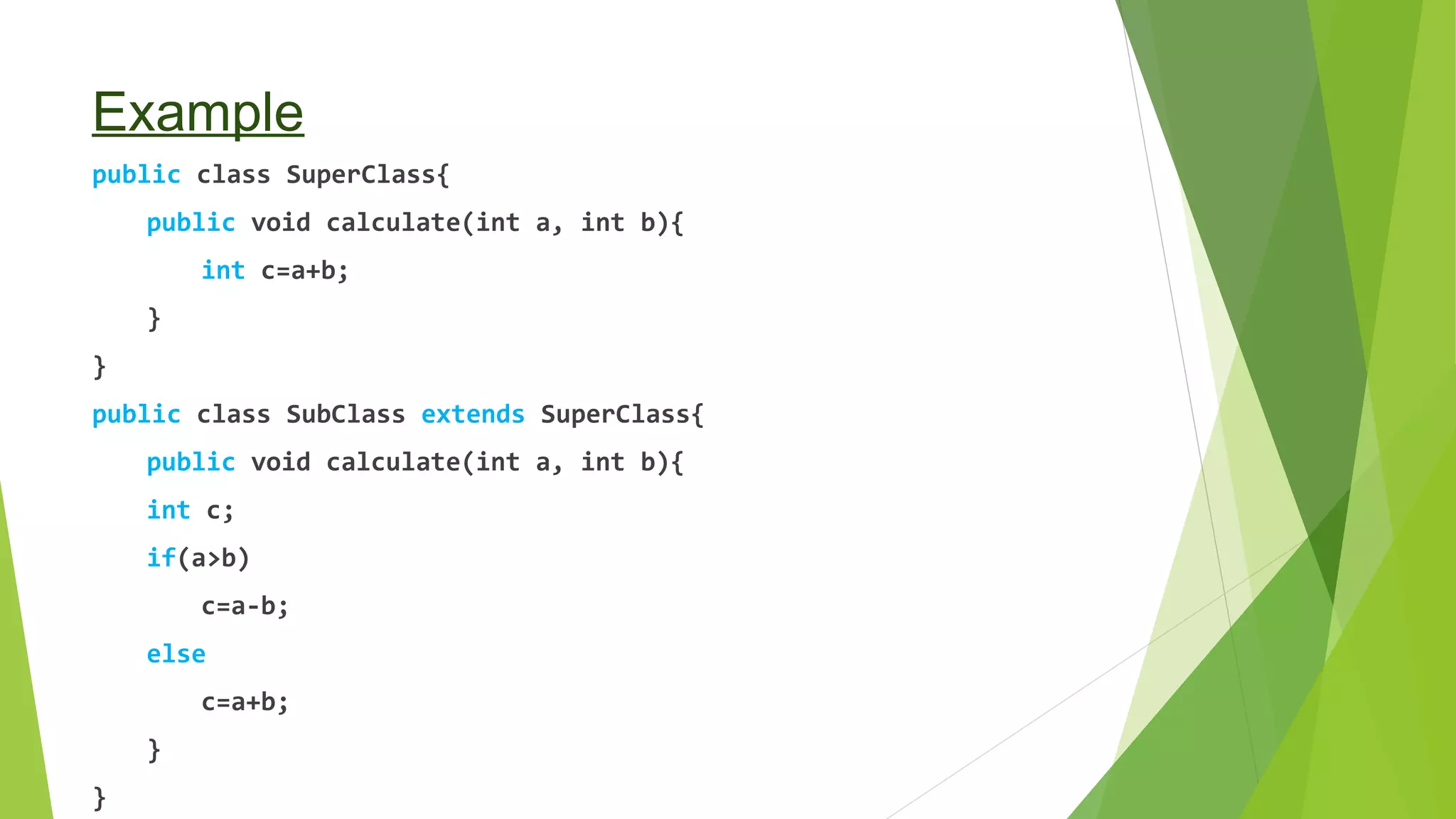 Inheritance and Polymorphism Java | PPTX | Programming Languages ...