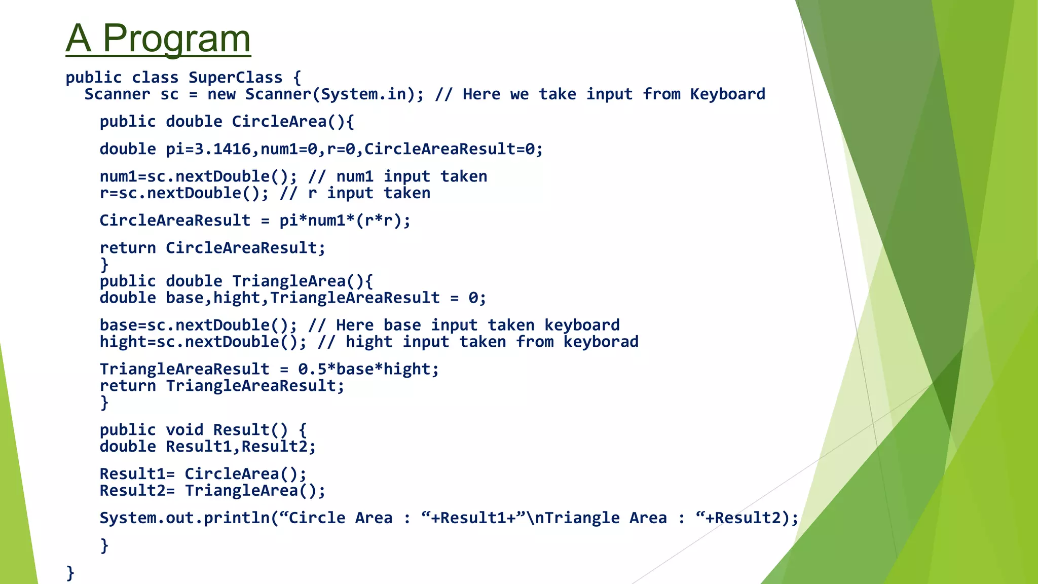 Inheritance and Polymorphism Java | PPT