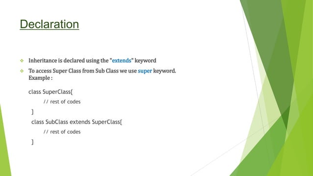 Inheritance and Polymorphism Java | PPTX | Programming Languages ...
