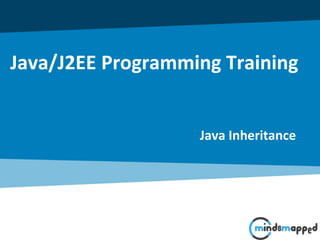 Java/J2EE Programming Training
Java Inheritance
 