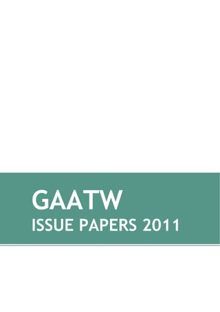 GAATW
ISSUE PAPERS 2011
 