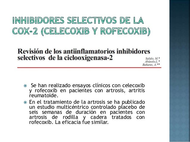 Inhibidores De La Cox 2 Vademecum www.slideshare.net