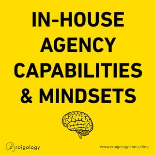In-House Mindsets & Capabilities