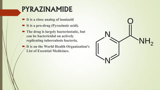 Pyrazinamide Pyrazinamide (Oral