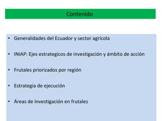 Políticas de investigación y transferencia de innovaciones tecnológicas en Ecuador