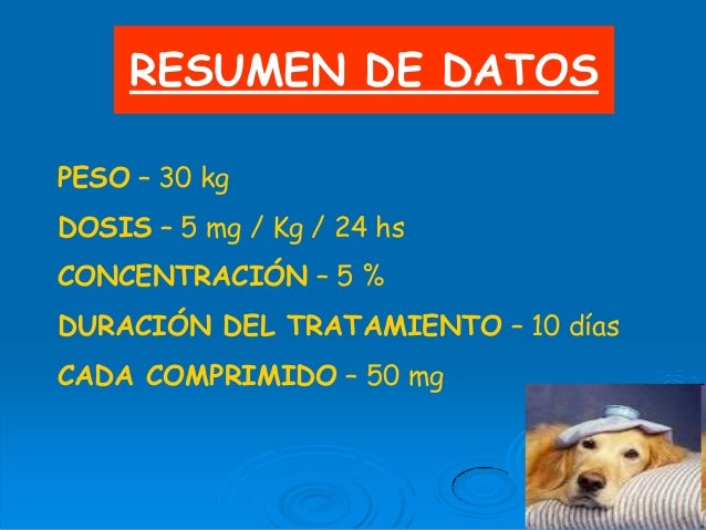Iniciación al cálculo de dosis en veterinaria
