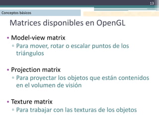 Iniciación a OpenGL | PDF
