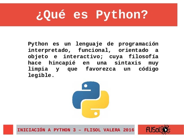 Iniciación a Python 3