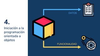 4.
Iniciación a la
programación
orientada a
objetos
15
 