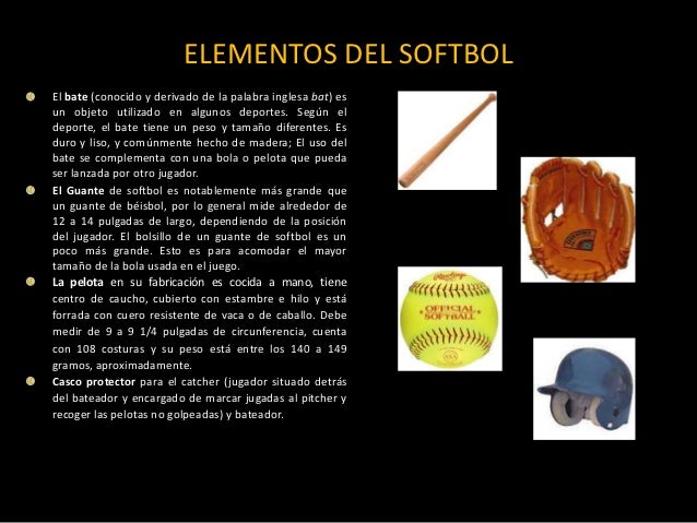 Iniciacion al softball