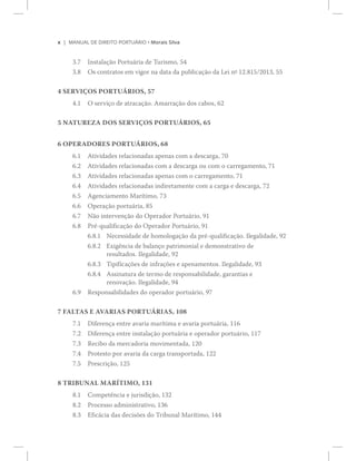 ¨ ÓßÒËßÔ ÜÛ Ü×ÎÛ×ÌÑ ÐÑÎÌË_Î×Ñ ‹ Ó±®¿·­ Í·´ª¿
íòé ×²­¬¿´¿9=± Ð±®¬«?®·¿ ¼» Ì«®·­³±ô ëì
íòè Ñ­ ½±²¬®¿¬±­ »³ ª·¹±® ²¿ ¼¿¬¿ ¼¿ °«¾´·½¿9=± ¼¿ Ô»· ²f ïîòèïëñîðïíô ëë
ì ÍÛÎÊ×YÑÍ ÐÑÎÌË_Î×ÑÍô ëé
ìòï Ñ ­»®ª·9± ¼» ¿¬®¿½¿9=±ò ß³¿®®¿9=± ¼±­ ½¿¾±­ô êî
ë ÒßÌËÎÛÆß ÜÑÍ ÍÛÎÊ×YÑÍ ÐÑÎÌË_Î×ÑÍô êë
ê ÑÐÛÎßÜÑÎÛÍ ÐÑÎÌË_Î×ÑÍô êè
êòï ß¬·ª·¼¿¼»­ ®»´¿½·±²¿¼¿­ ¿°»²¿­ ½±³ ¿ ¼»­½¿®¹¿ô éð
êòî ß¬·ª·¼¿¼»­ ®»´¿½·±²¿¼¿­ ½±³ ¿ ¼»­½¿®¹¿ ±« ½±³ ± ½¿®®»¹¿³»²¬±ô éï
êòí ß¬·ª·¼¿¼»­ ®»´¿½·±²¿¼¿­ ¿°»²¿­ ½±³ ± ½¿®®»¹¿³»²¬±ô éï
êòì ß¬·ª·¼¿¼»­ ®»´¿½·±²¿¼¿­ ·²¼·®»¬¿³»²¬» ½±³ ¿ ½¿®¹¿ » ¼»­½¿®¹¿ô éî
êòë ß¹»²½·¿³»²¬± Ó¿®3¬·³±ô éí
êòê Ñ°»®¿9=± °±®¬«?®·¿ô èë
êòé Ò=± ·²¬»®ª»²9=± ¼± Ñ°»®¿¼±® Ð±®¬«?®·±ô çï
êòè Ð®7ó¯«¿´·º·½¿9=± ¼± Ñ°»®¿¼±® Ð±®¬«?®·±ô çï
êòèòï Ò»½»­­·¼¿¼» ¼» ¸±³±´±¹¿9=± ¼¿ °®7ó¯«¿´·º·½¿9=±ò ×´»¹¿´·¼¿¼»ô çî
êòèòî Û¨·¹6²½·¿ ¼» ¾¿´¿²9± °¿¬®·³±²·¿´ » ¼»³±²­¬®¿¬·ª± ¼»
®»­«´¬¿¼±­ò ×´»¹¿´·¼¿¼»ô çî
êòèòí Ì·°·º·½¿9+»­ ¼» ·²º®¿9+»­ » ¿°»²¿³»²¬±­ò ×´»¹¿´·¼¿¼»ô çí
êòèòì ß­­·²¿¬«®¿ ¼» ¬»®³± ¼» ®»­°±²­¿¾·´·¼¿¼»ô ¹¿®¿²¬·¿­ »
®»²±ª¿9=±ò ×´»¹¿´·¼¿¼»ô çì
êòç Î»­°±²­¿¾·´·¼¿¼»­ ¼± ±°»®¿¼±® °±®¬«?®·±ô çé
é ÚßÔÌßÍ Û ßÊßÎ×ßÍ ÐÑÎÌË_Î×ßÍô ïðè
éòï Ü·º»®»²9¿ »²¬®» ¿ª¿®·¿ ³¿®3¬·³¿ » ¿ª¿®·¿ °±®¬«?®·¿ô ïïê
éòî Ü·º»®»²9¿ »²¬®» ·²­¬¿´¿9=± °±®¬«?®·¿ » ±°»®¿¼±® °±®¬«?®·±ô ïïé
éòí Î»½·¾± ¼¿ ³»®½¿¼±®·¿ ³±ª·³»²¬¿¼¿ô ïîð
éòì Ð®±¬»­¬± °±® ¿ª¿®·¿ ¼¿ ½¿®¹¿ ¬®¿²­°±®¬¿¼¿ô ïîî
éòë Ð®»­½®·9=±ô ïîë
è ÌÎ×ÞËÒßÔ ÓßÎSÌ×ÓÑô ïíï
èòï Ý±³°»¬6²½·¿ » ¶«®·­¼·9=±ô ïíî
èòî Ð®±½»­­± ¿¼³·²·­¬®¿¬·ª±ô ïíê
èòí Ûº·½?½·¿ ¼¿­ ¼»½·­+»­ ¼± Ì®·¾«²¿´ Ó¿®3¬·³±ô ïìì
 