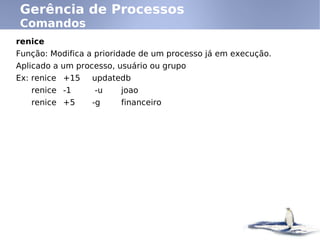 Linux - Inicialização e Gerenciamento de Processos