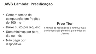 Iniciando com AWS Lambda e serverless em cloud | PPTX