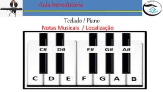 Aula Introdutória
Teclado / Piano
Notas Musicais / Localização
 