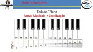 Aula Introdutória
Teclado / Piano
Notas Musicais / Localização
 