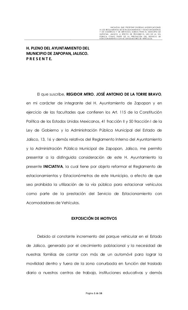 Iniciativa que busca regular el servicio de Valet Parkign 